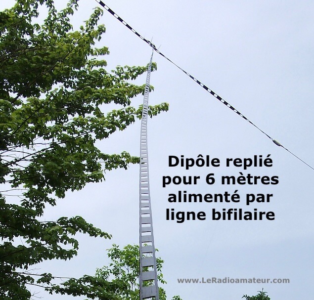 Le dipole replie (folded dipole). sur les bandes décamétrique