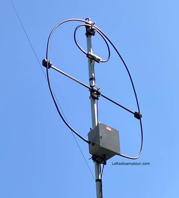 Antenne boucle magnétique contrôlée à distance fabriquée par AlphaAntenna.com antenne-boucle-magnetique-alphaantenna